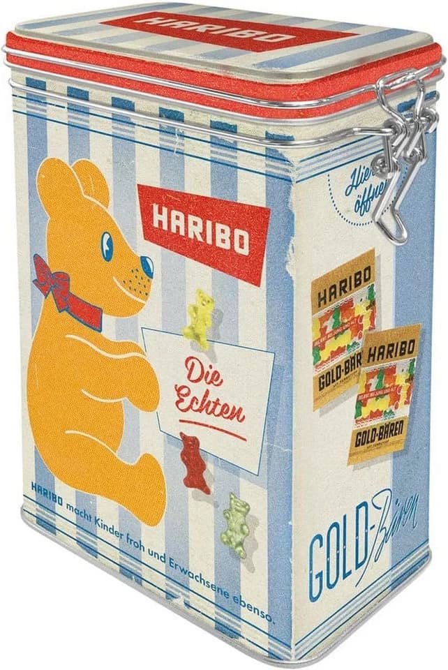 Harley-Davidson Kaffeedose 1,3l Retro Design mit Stahlbügel-Verschluss - Bild 2
