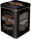 Nostalgic-Art Teedose Retro Design Harley-Davidson Logo Bild 2