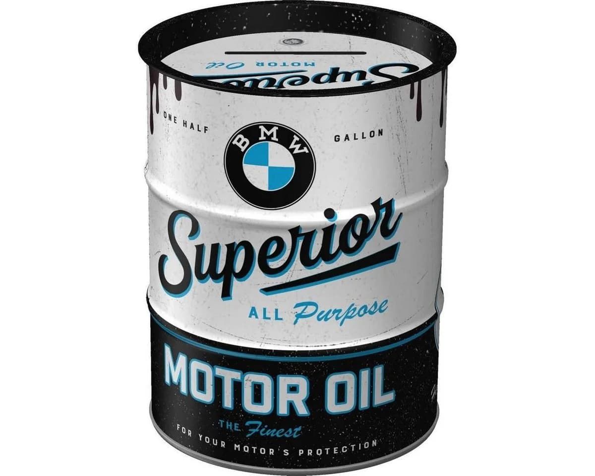Nostalgic-Art Spardose BMW Superior Motor Oil Stahlblech - Bild 2