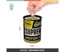 Nostalgic-Art Spardose Ölfass Opel Supreme Motor Oil Stahlblech Bild 1