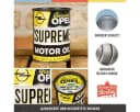 Nostalgic-Art Spardose Ölfass Opel Supreme Motor Oil Stahlblech Bild 3