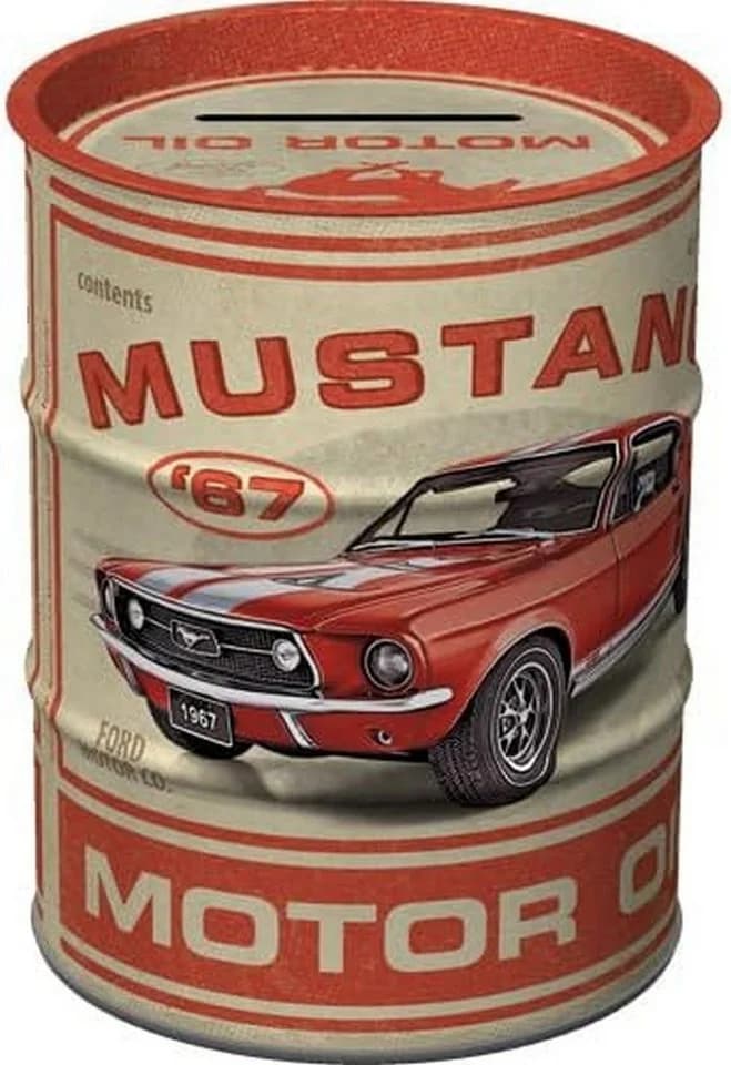 Nostalgic-Art Spardose Ölfass Ford Mustang GT 1967 - Bild 2