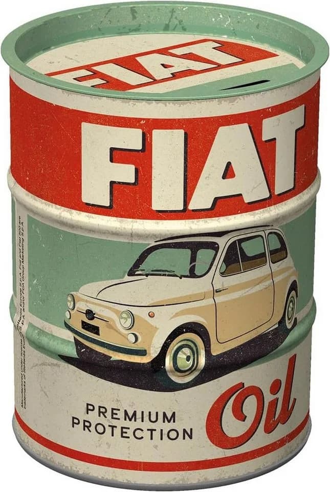 Nostalgic-Art Spardose Fiat Retro Design Stahlblech - Bild 2