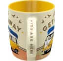 Nostalgic-Art Kaffeetasse VW Bulli Let's Get Away Keramik Bild 3