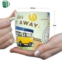 Nostalgic-Art Kaffeetasse VW Bulli Let's Get Away Keramik Bild 5