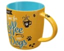 Nostalgic-Art Kaffeetasse 330ml Retro Motiv Coffee and Dogs Keramik Bild 1