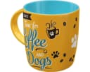 Nostalgic-Art Kaffeetasse 330ml Retro Motiv Coffee and Dogs Keramik Bild 2