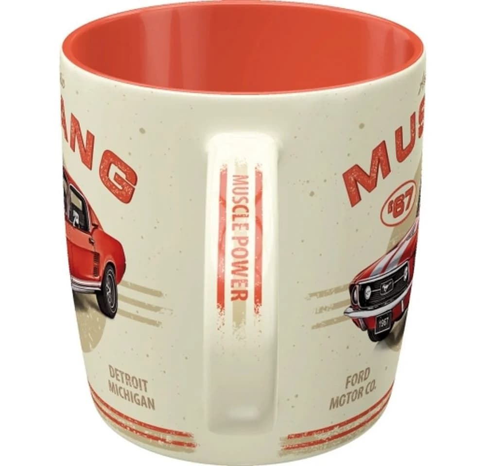 Nostalgic-Art Kaffeetasse Ford Mustang GT 1967 Rot Keramik - Bild 3