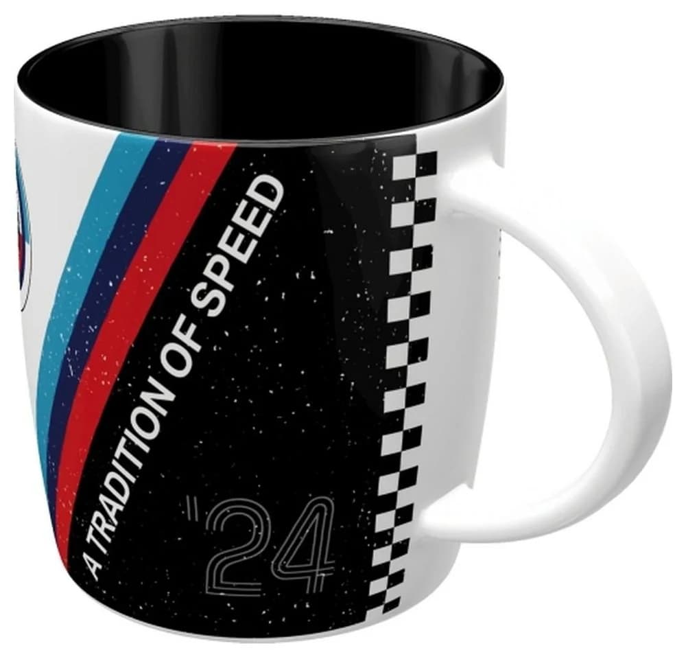 Nostalgic-Art Keramiktasse BMW Motorsport Retro Design 330 ml