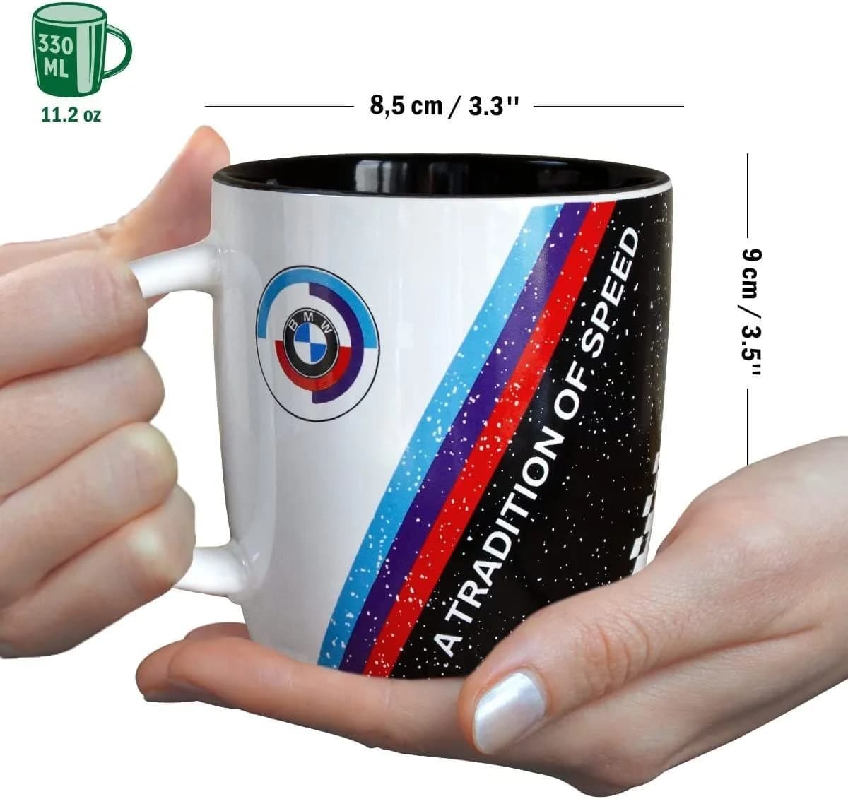 Nostalgic-Art Keramiktasse BMW Motorsport Retro Design 330 ml - Bild 5