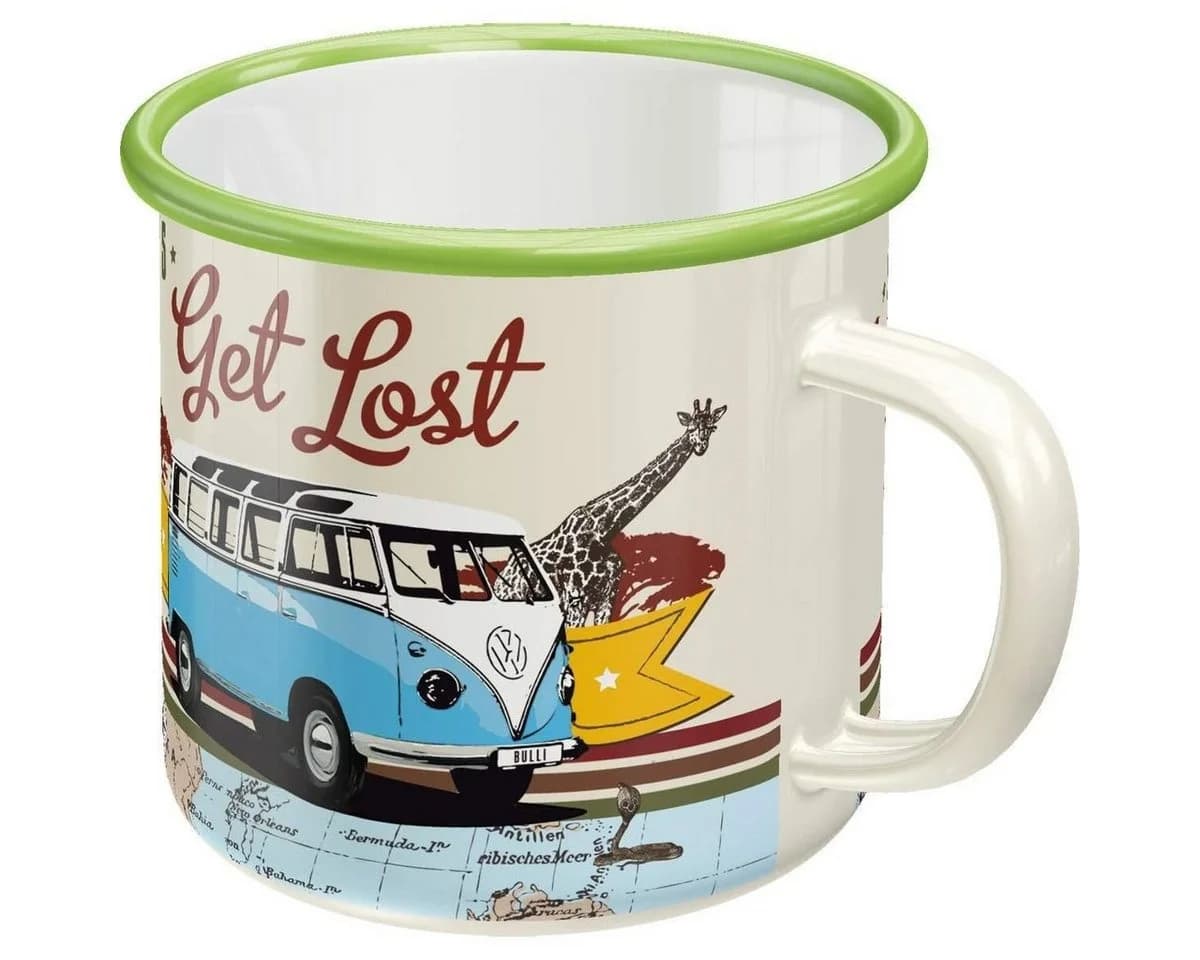 Nostalgic-Art Emaille-Becher VW Bulli Retro Design