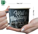 Nostalgic-Art Emaille-Becher Ford Mustang Boss Retro Design Bild 1