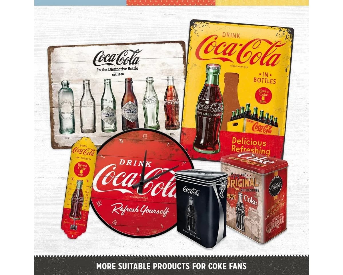Nostalgic-Art Wanduhr Coca-Cola Thirst Quenching Green - Bild 4