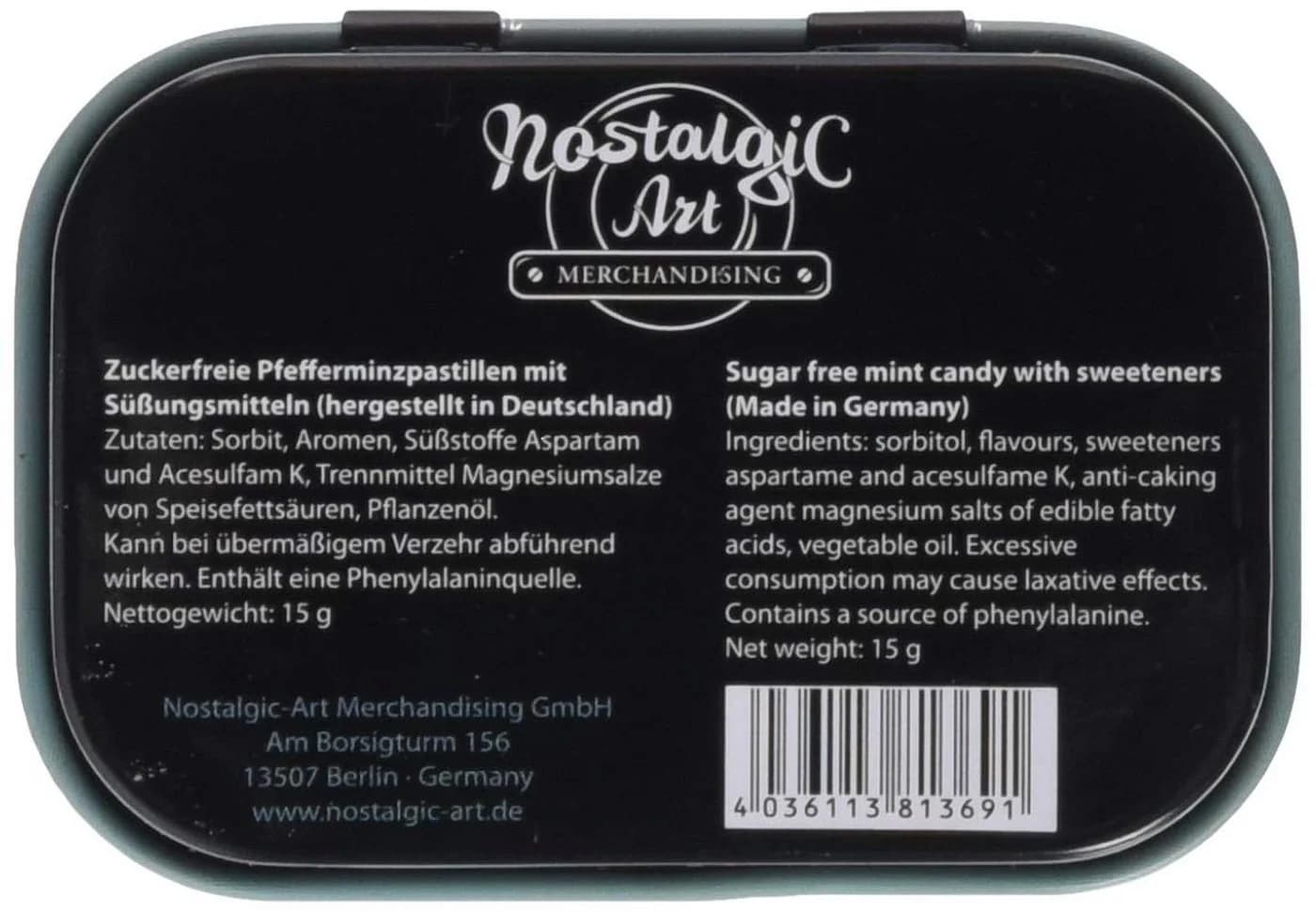 Nostalgic-Art Pillendose Mercedes-Benz Logo Schwarz - Bild 3