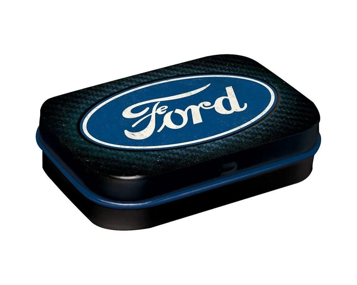 Nostalgic-Art Pillendose Ford Logo Blau Shine Metall - Bild 2