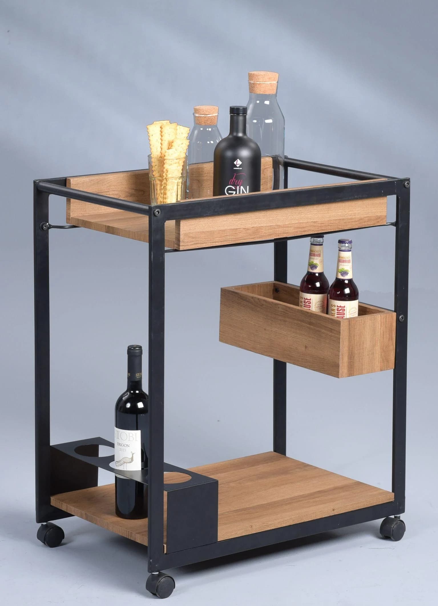 Beistelltisch KUBA 2 Eiche Modern