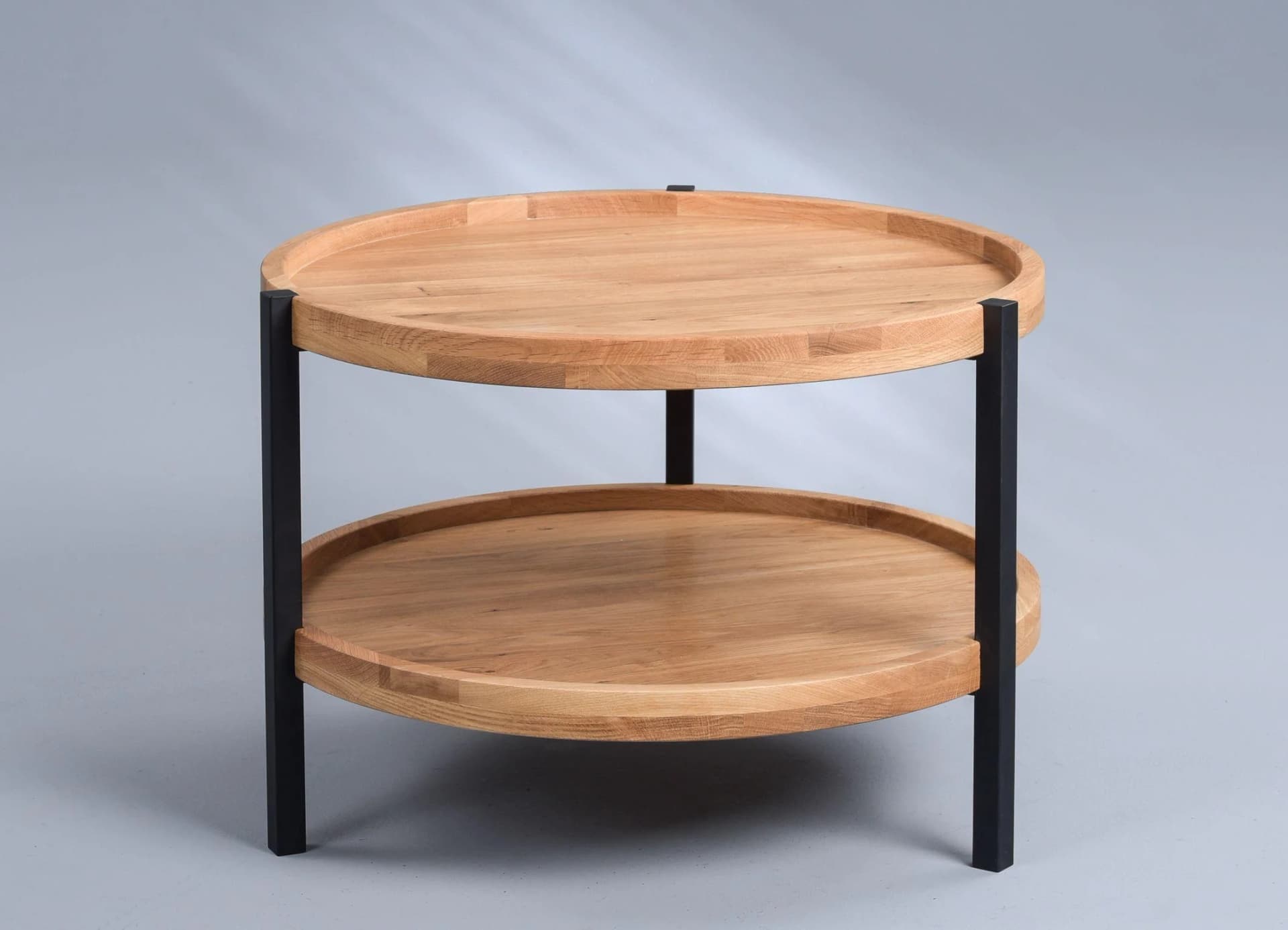 Couchtisch ALVA 2 Wildeiche Schwarz