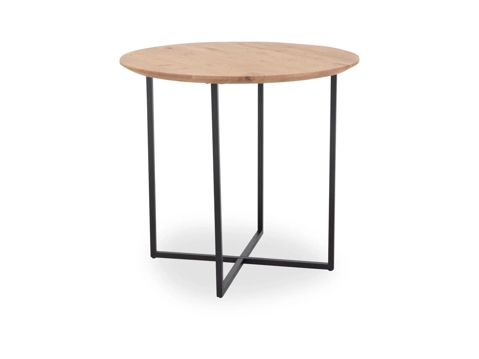 M2 Beauté Couchtisch KENO Wildeiche Metall Schwarz