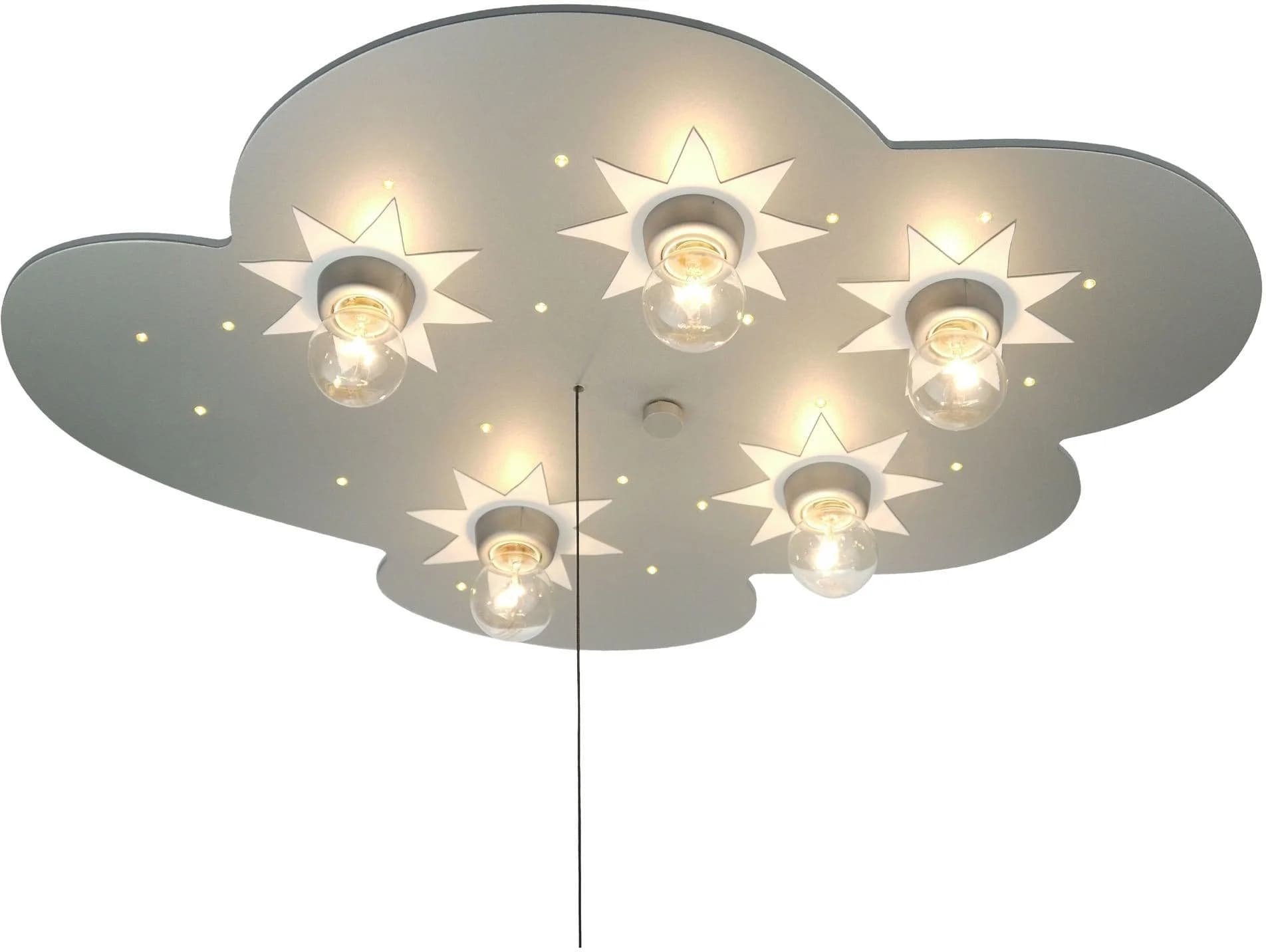 Deckenlampe Wolke Titan 5-flammig 20 LED-Punkte