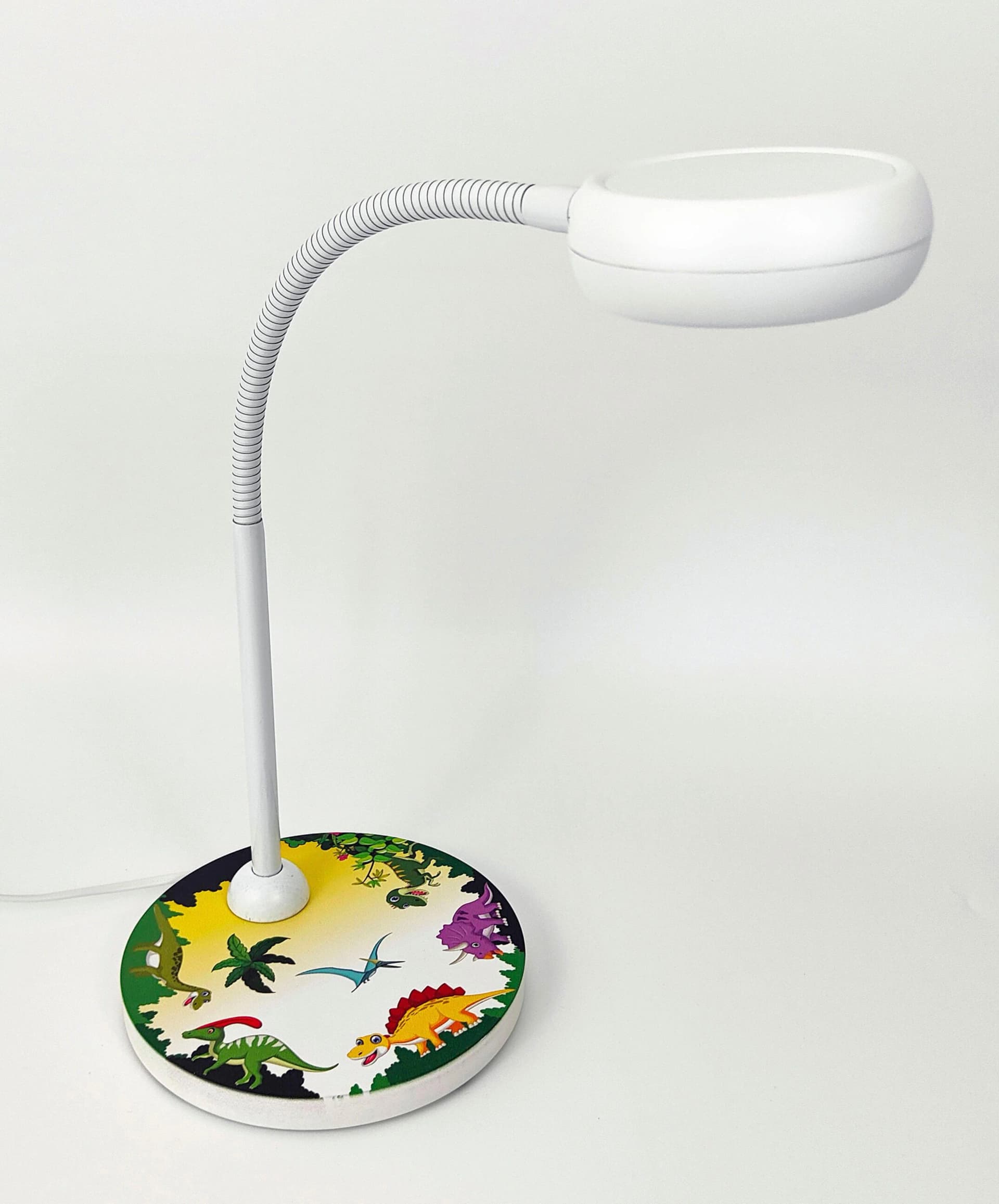 NIERMANN Nachttischlampe "Tischleuchte Dinos" Bunt Kinderlampe
