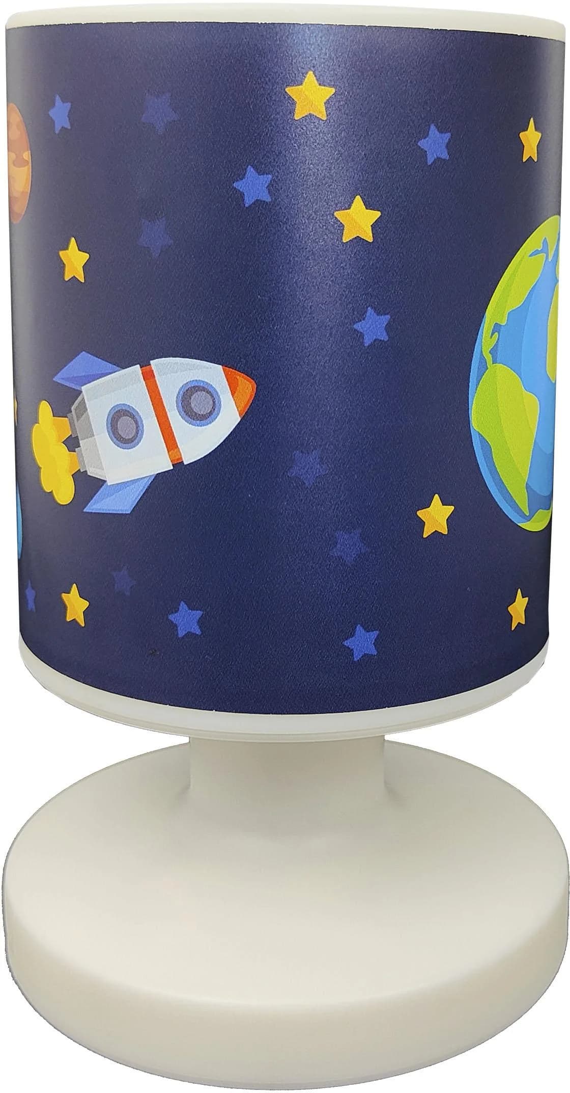 LED-Akku-Tischleuchte Weltall USB IP44 Niermann Standby
