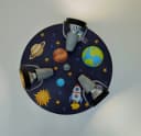 NIERMANN Deckenstrahler Weltall Rakete Bunt 3 verstellbare Spots Bild 5