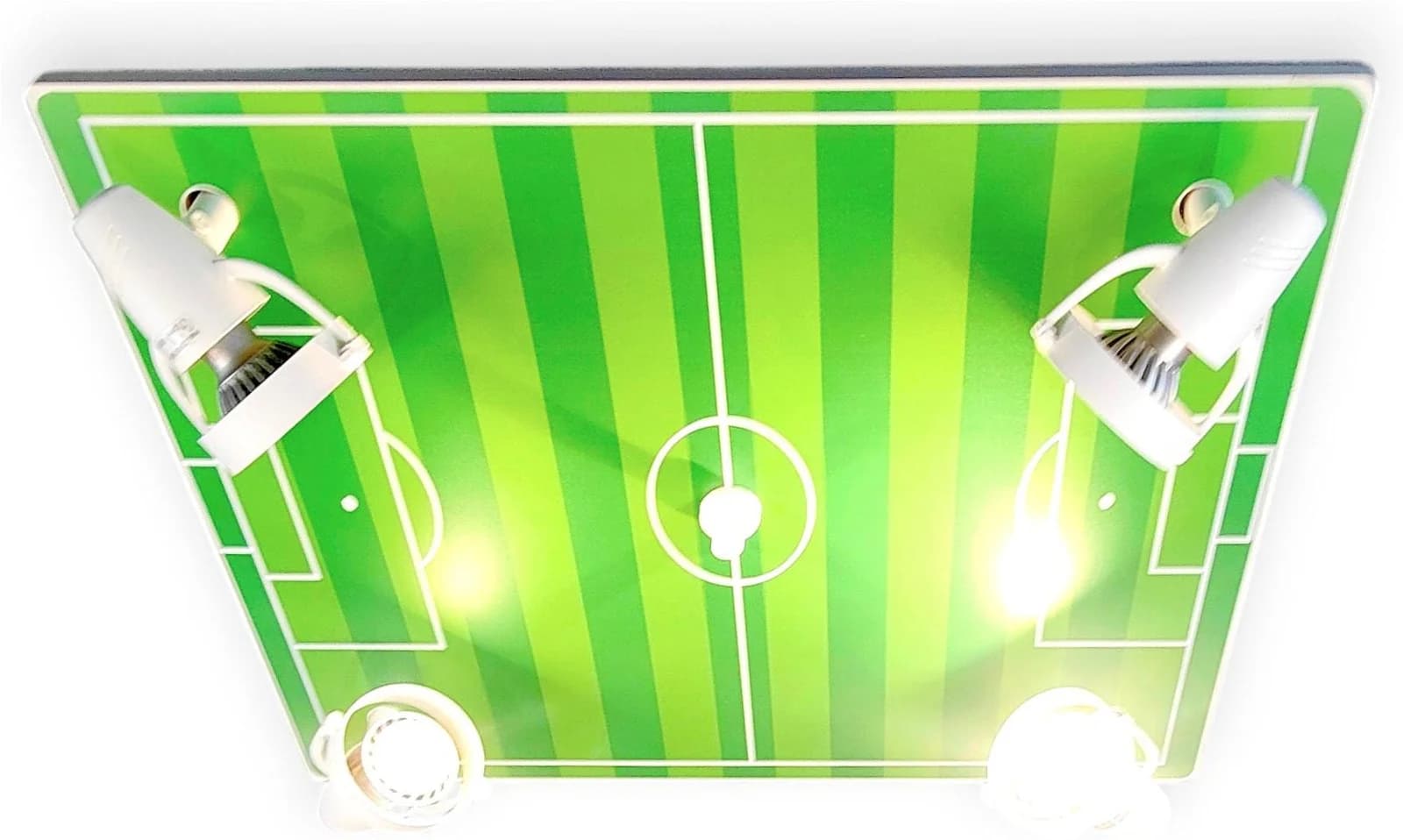 NIERMANN Deckenleuchte Strahler Fußballfeld Grün 4 Spots