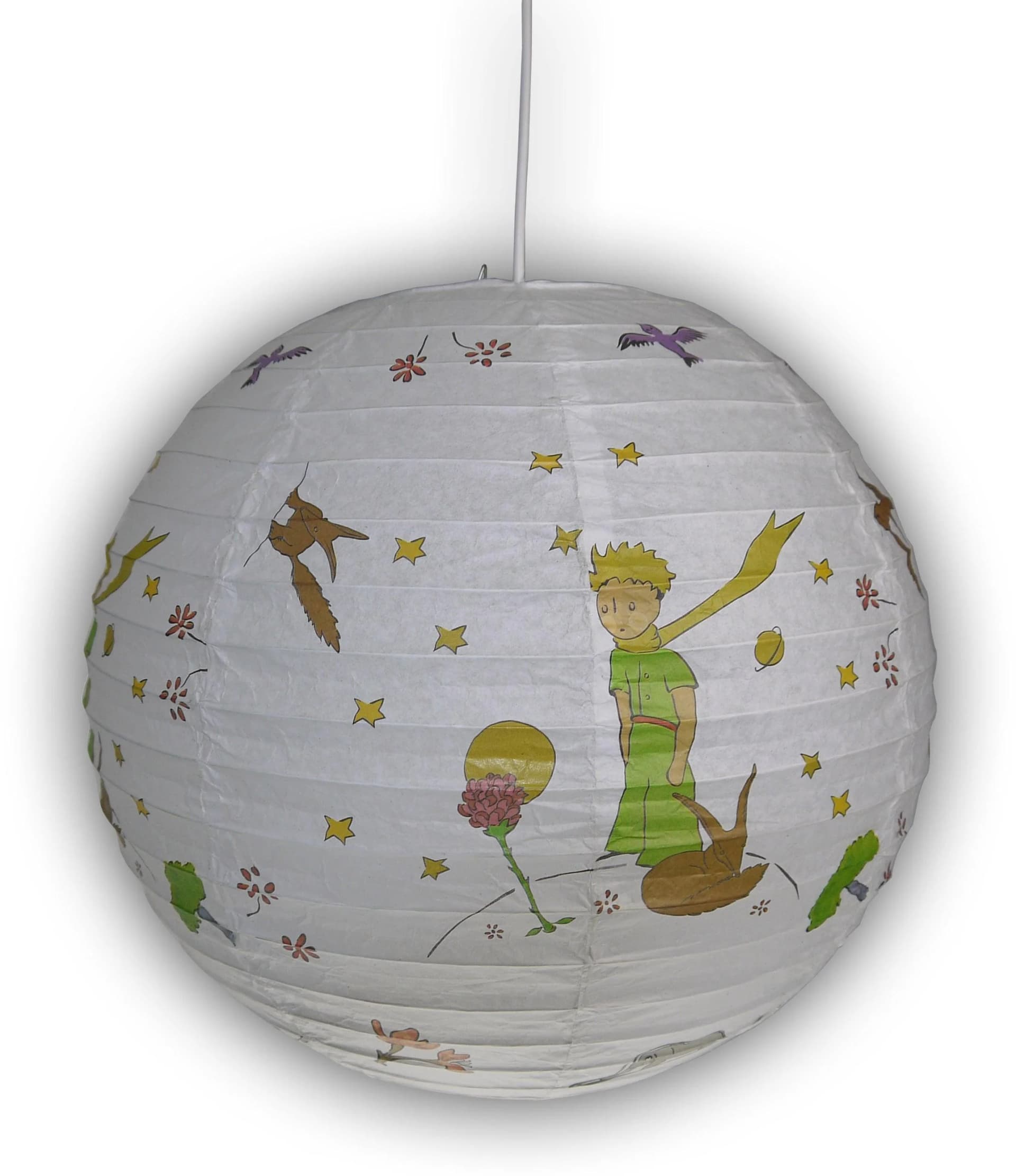 niermann Hängeleuchte Kleiner Prinz, Papier-Pendelleuchte, 40 cm Durchmesser