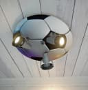 NIERMANN Deckenleuchte Fußball Grau Schwarz 3 Strahler Bild 3