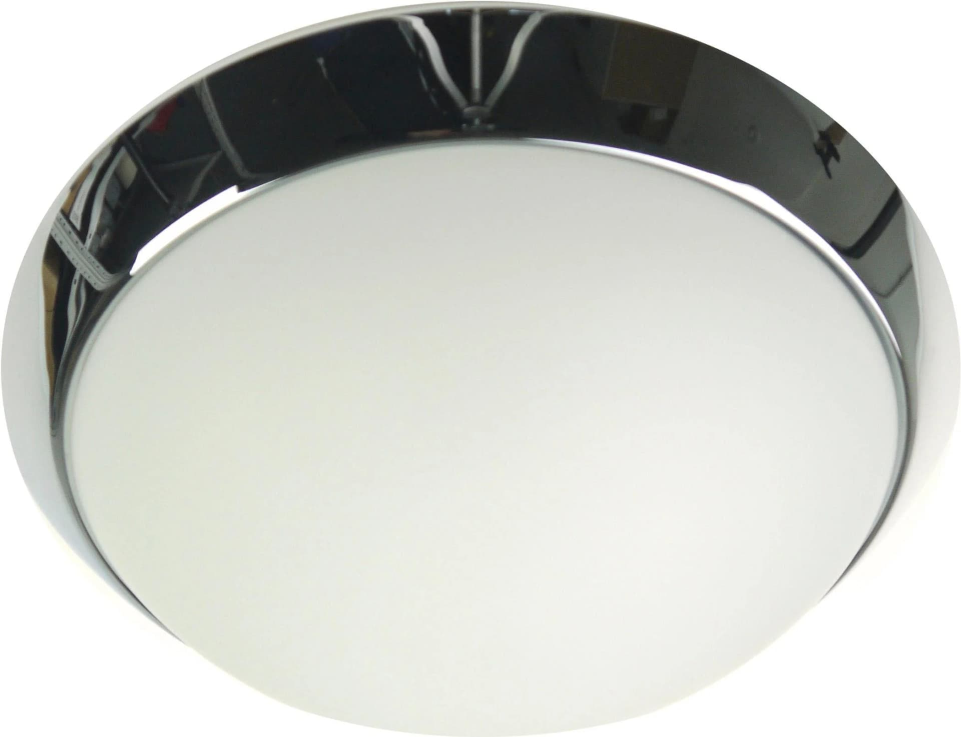 NIERMANN Deckenleuchte Opal matt Chrom LED Grau 50cm