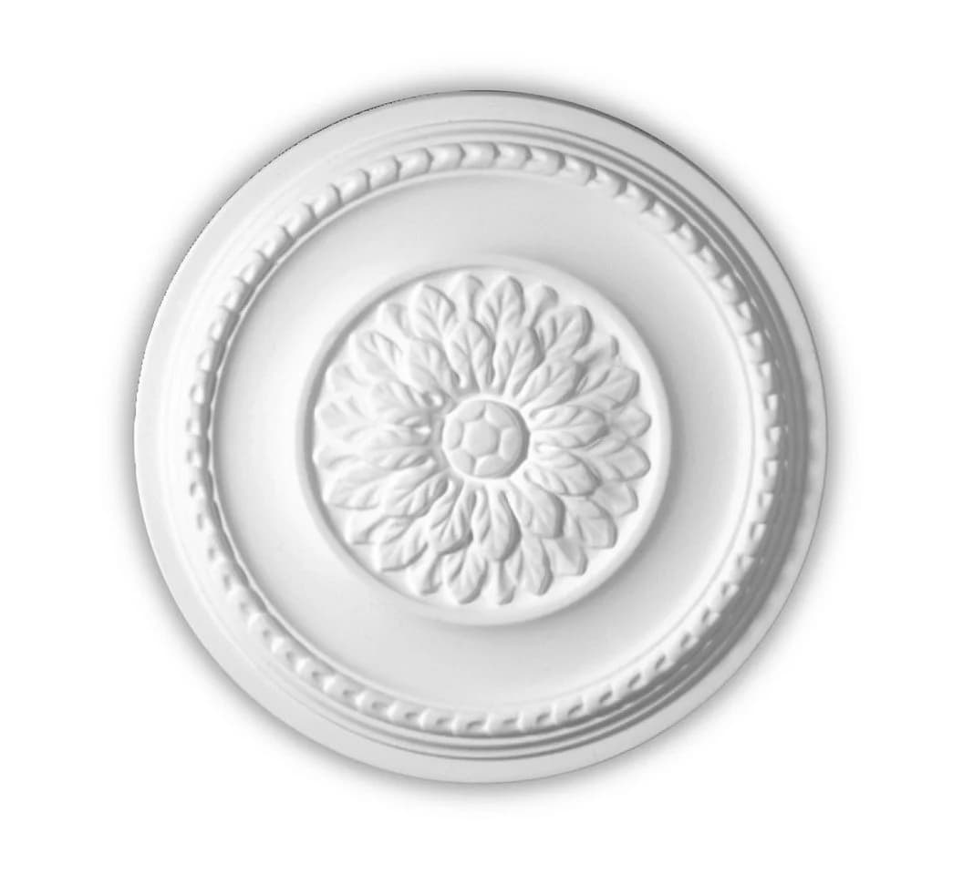 Homestar Decken-Rosette Rosa Ø 37 cm Klassisches Stuckdesign - Bild 2