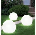 Expo Börse LED Solar Gartenleuchten 3er Set Weiß Warmweiß Bild 5