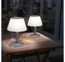 Expo Börse Solar Tischlampe Weiß 2er Set Gartenleuchte LED Bild 3