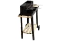 Kynast Holzkohlegrill Exklusiv Grillwagen Schwarz mit höhenverstellbarem Rost Bild 4