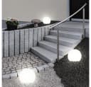 Expo Börse 5x LED Solarleuchte Kugel Garten IP44 Weiß/Schwarz Bild 5