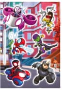 KOMAR Wandtattoo Spidey and His Amazing Friends Chasing Bunt Bild 1