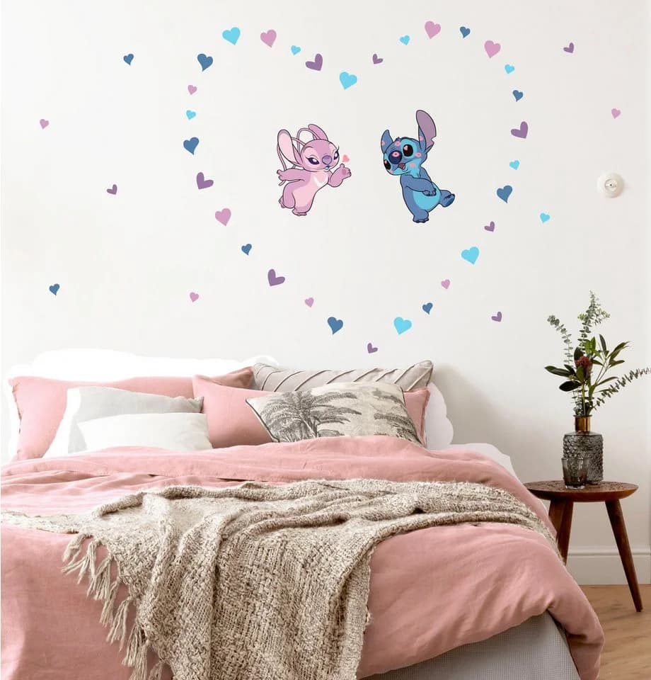 Komar Wandtattoo Stitch in Love Disney Bunt Selbstklebend - Bild 2