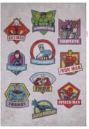 Komar Wandtattoo Avengers Classic Badges Bunt Bild 2
