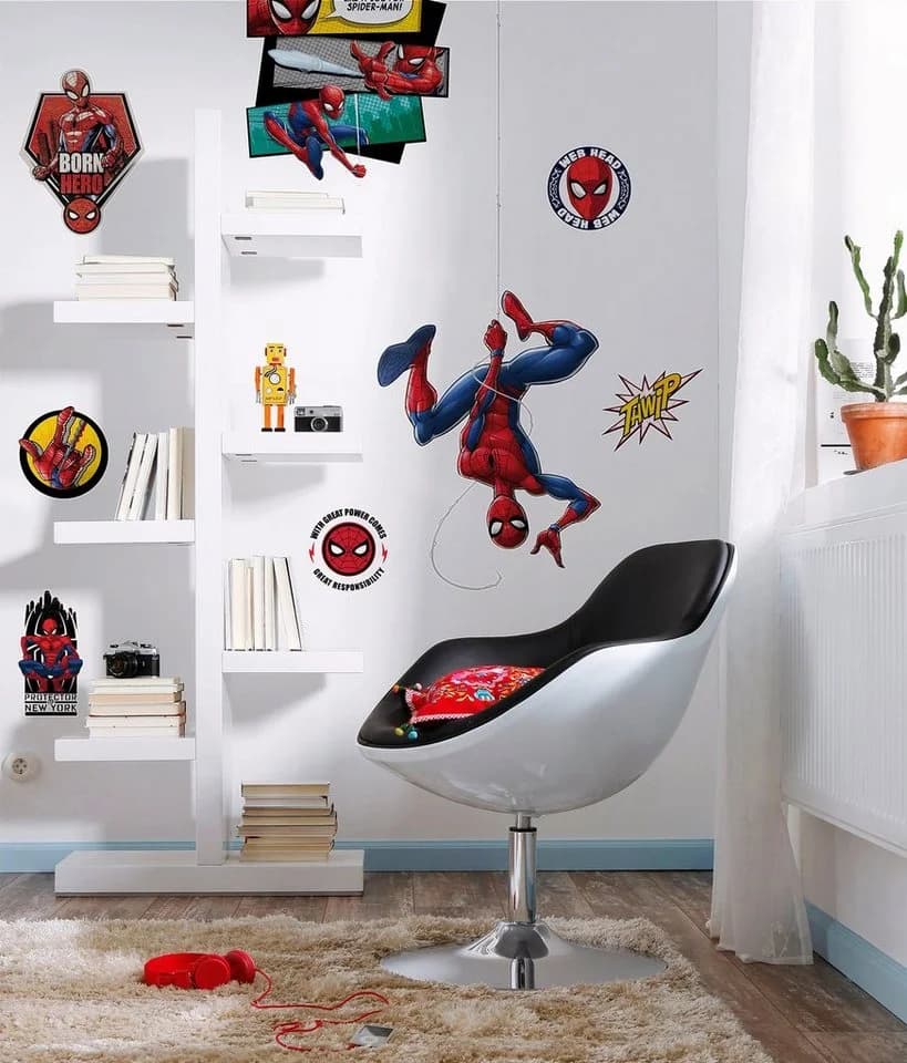 Komar Wandtattoo Spider-Man Web Head 100x70 cm