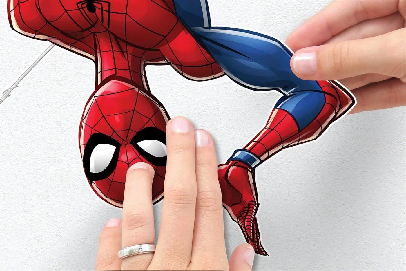 Komar Wandtattoo Spider-Man Web Head 100x70 cm - Bild 3