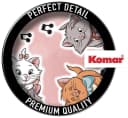 KOMAR Wandtattoo Aristocats Kittens Rosa Braun Weiß Kinderzimmer Bild 4