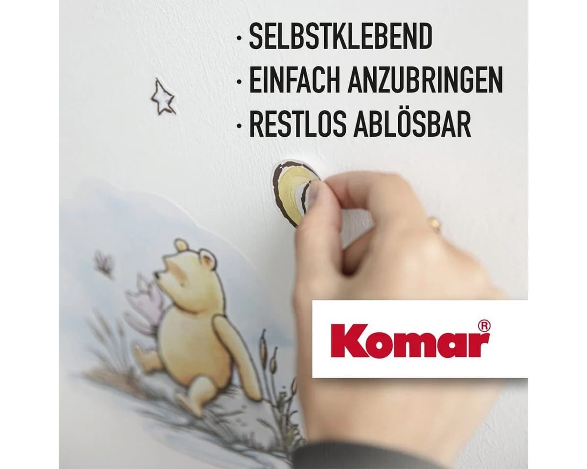 KOMAR Wandtattoo Aristocats Kittens Rosa Braun Weiß Kinderzimmer - Bild 5