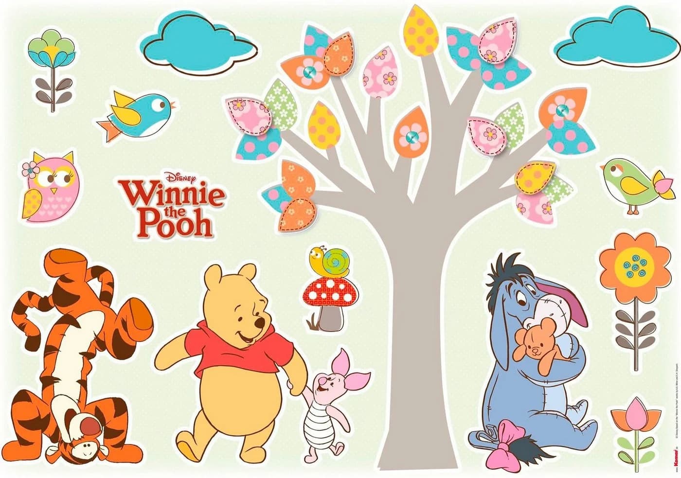 Komar Wandtattoo Winnie the Pooh Nature Lovers 50 x 70 cm - Bild 2
