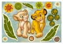 Komar Wandtattoo Disney Simba Nala Bunt Selbstklebend Kinderzimmer Bild 1