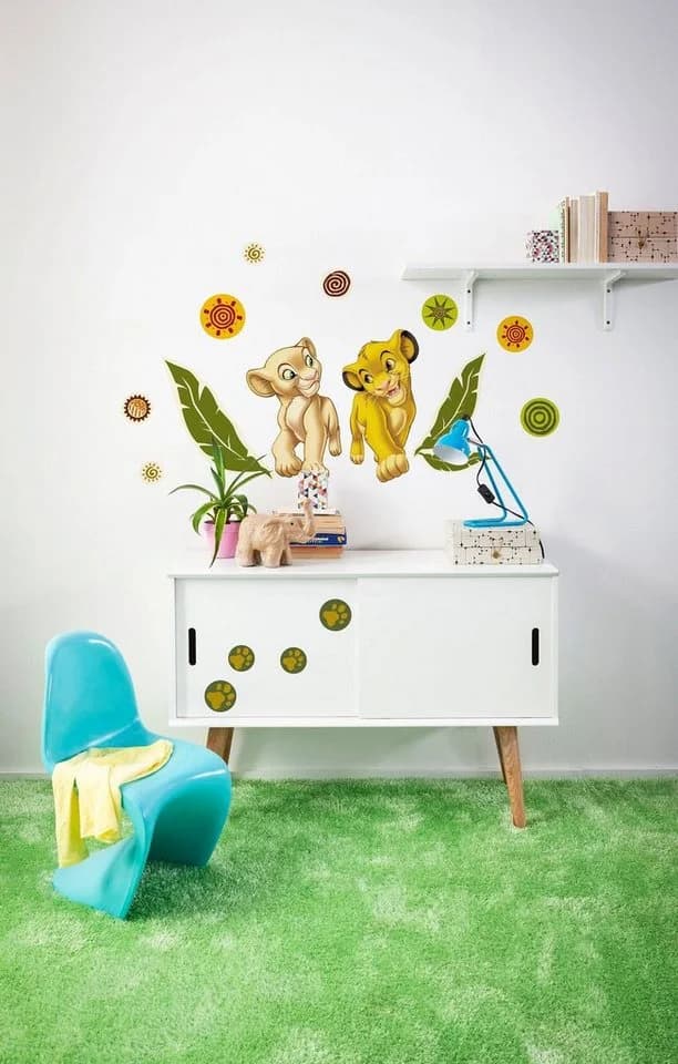 Komar Wandtattoo Disney Simba Nala Bunt Selbstklebend Kinderzimmer - Bild 2