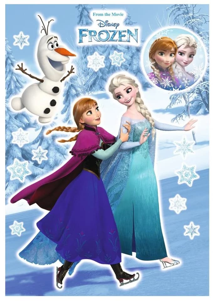 KOMAR Wandtattoo Anna und Elsa Disney Kinderzimmer - Bild 2