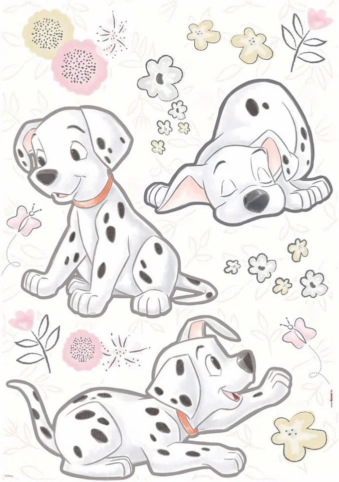 Wandtattoo KOMAR Best of Friends Disney Schwarz 50x70 cm - Bild 2