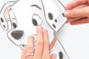 Wandtattoo KOMAR Best of Friends Disney Schwarz 50x70 cm Bild 3