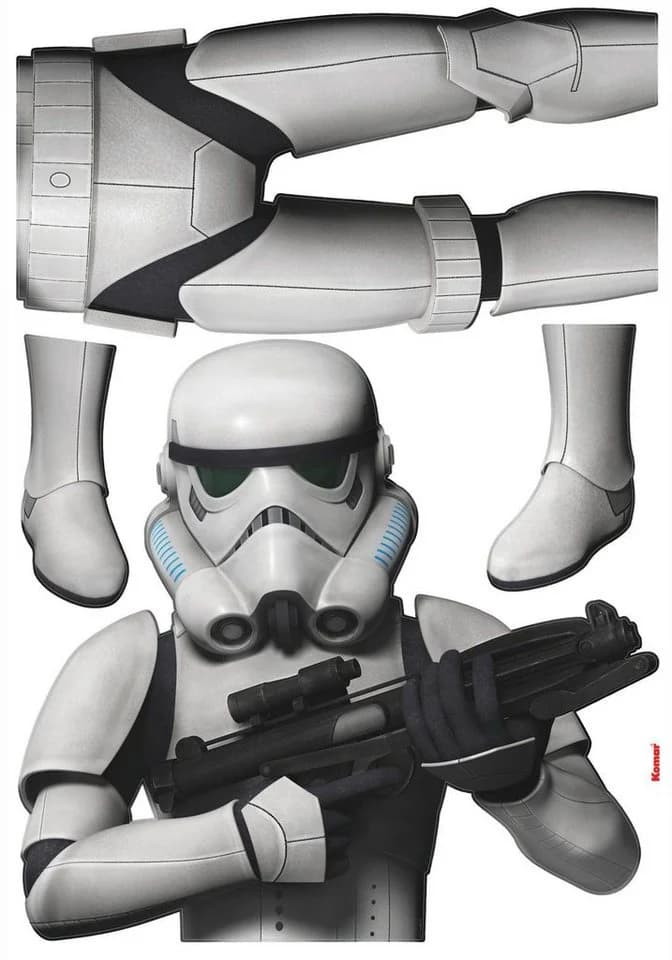 Komar Wandtattoo Star Wars Stormtrooper - Selbstklebend - Bild 2