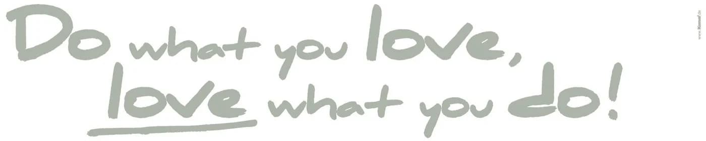 Komar Wandtattoo Do what you love... - Selbstklebend - Bild 2